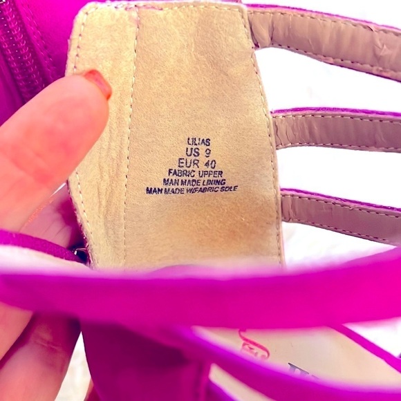 Gorgeous Just Fab Hot Pink*Fuchsia* 5β Platform Open Toe Stilettos! π π π€©ποΈ - Picture 12 of 16